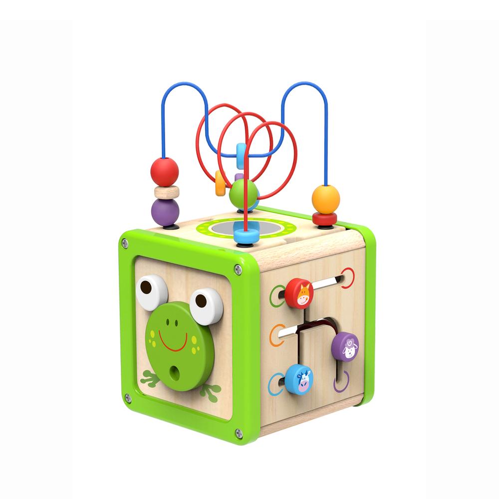 Wooden Activity Cube