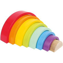 Load image into Gallery viewer, Large Wooden Rainbow Building Blocks Small Foot
