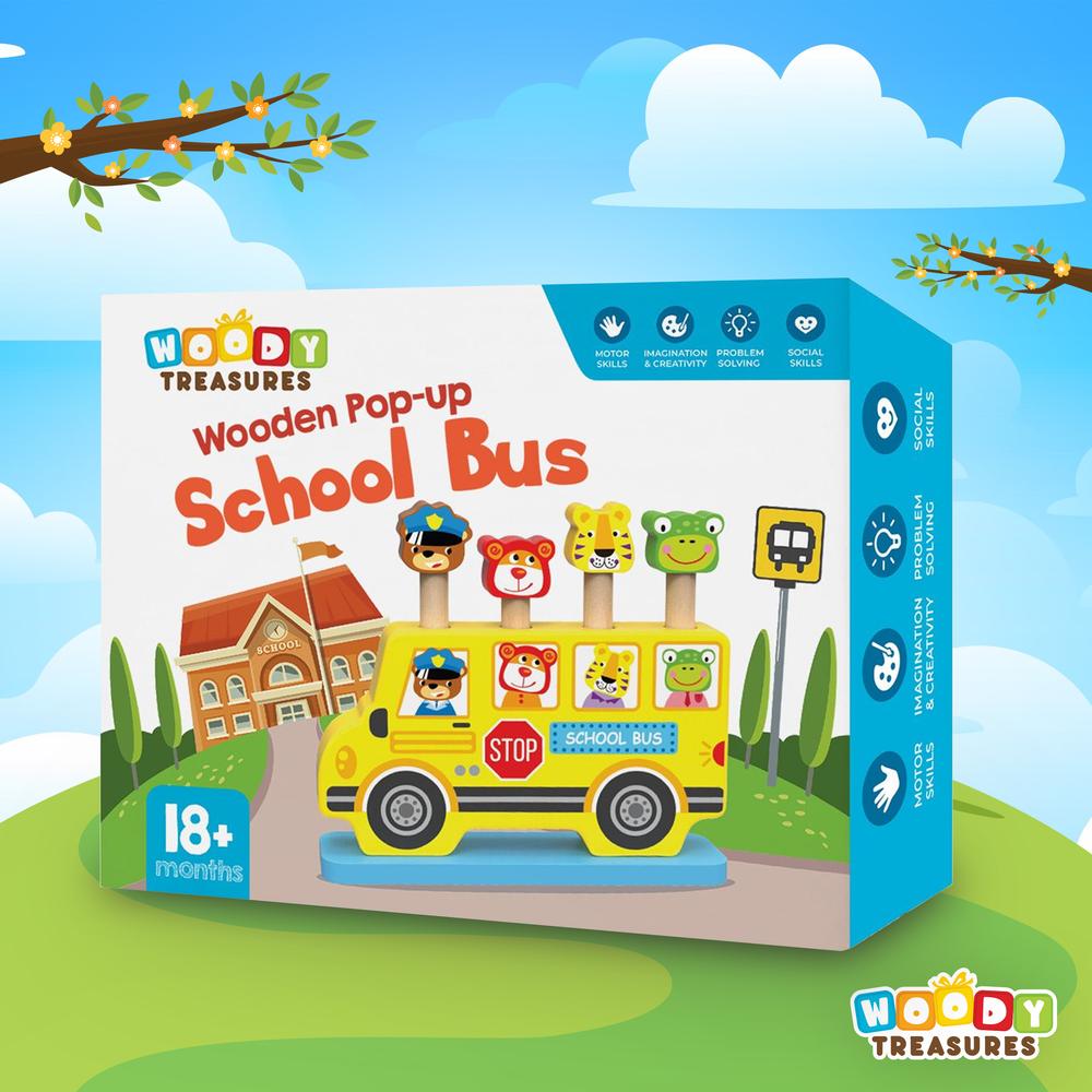 Bus Pop-Up Toy