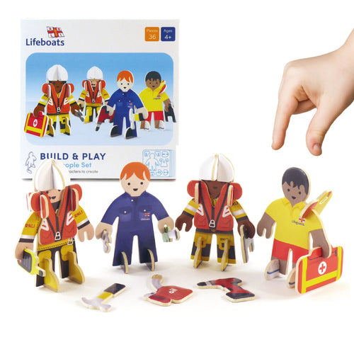 RNLI People Buildable Playset Plastic Free Eco Friendly Play Press