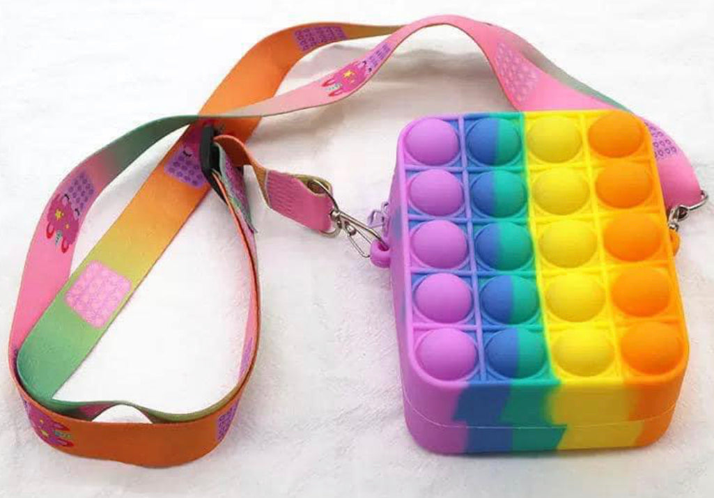 Push Popper Bag - Rainbow Rectangle