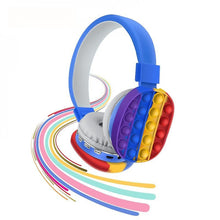 Load image into Gallery viewer, Push Popper Headphones - Blue
